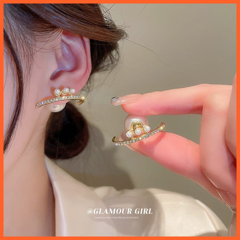 whatagift.com.au Style 15 / China 925 Sterling Silver Pearl Stud Earrings Ball Earrings set for women