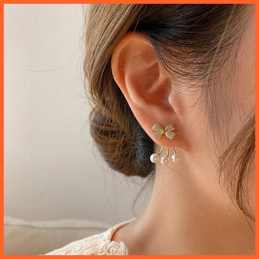 whatagift.com.au Style 17 / China 925 Sterling Silver Pearl Stud Earrings Ball Earrings set for women