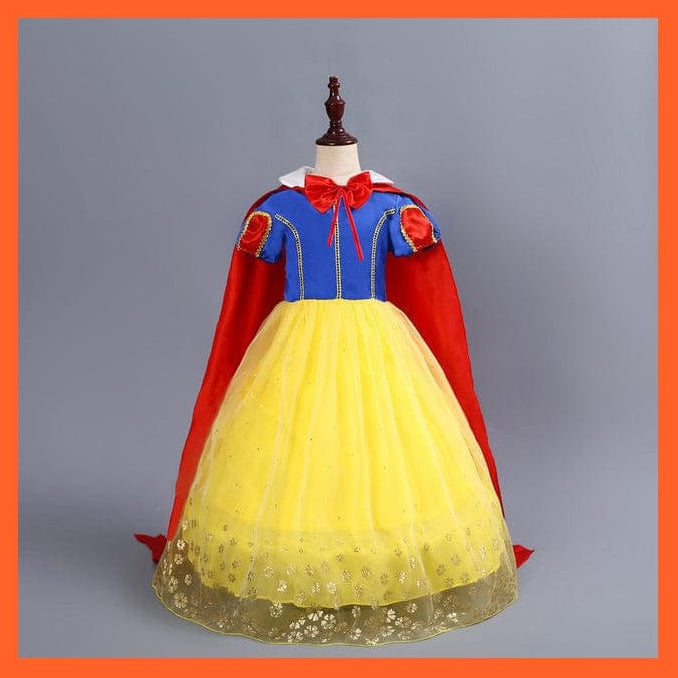 whatagift.com.au Style2 / 2-3T Snow White Dress For Girls Prom Princess Dress Halloween Party
