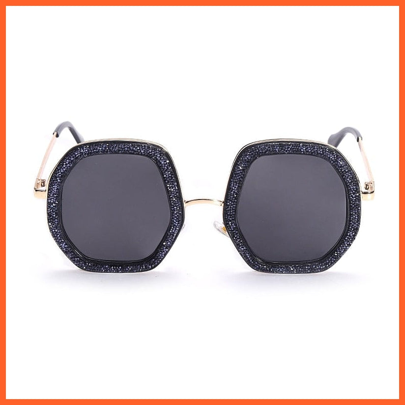 whatagift.com.au Sunglasses 1 Black crystal / China Oversized Luxury Diamond Crystal Sunglasses | UV400 Shades Hipster Eyewear