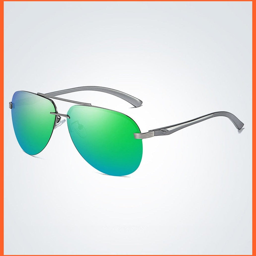 whatagift.com.au Sunglasses 5-Gun-Green / As Picture New Polarized Men Sunglasses | Men Women Metal Frame Classic Driving Sunglasses