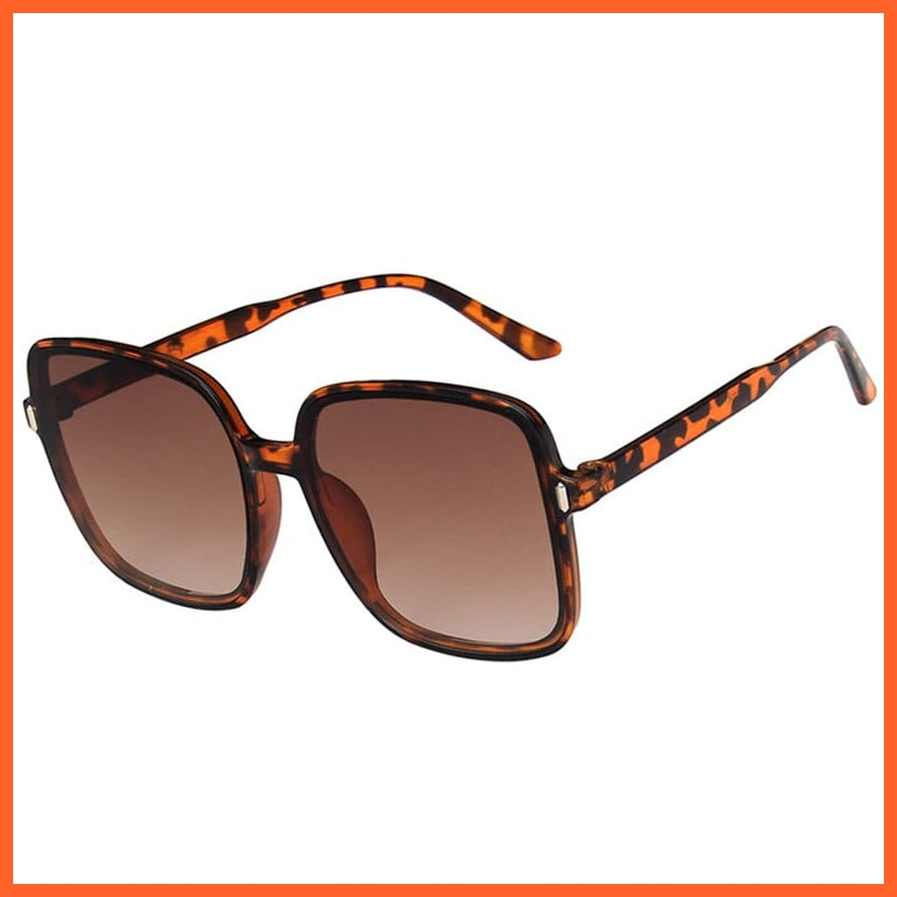 whatagift.com.au Sunglasses 6 Classic Square Frame Sunglasses | Vintage Fashion Rimmed Eyewear