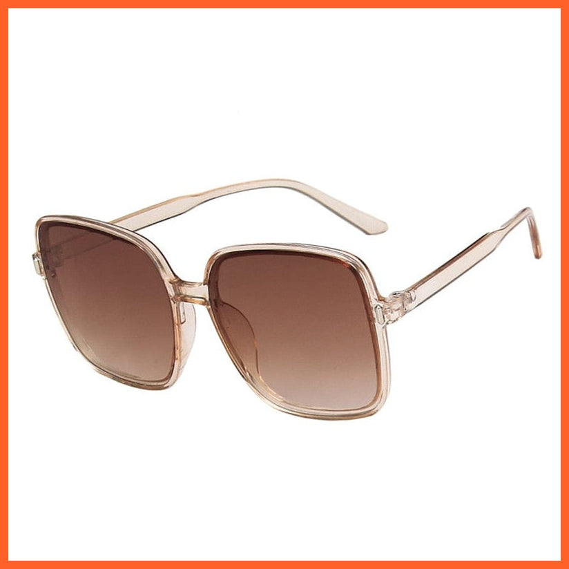 whatagift.com.au Sunglasses 7 Classic Square Frame Sunglasses | Vintage Fashion Rimmed Eyewear