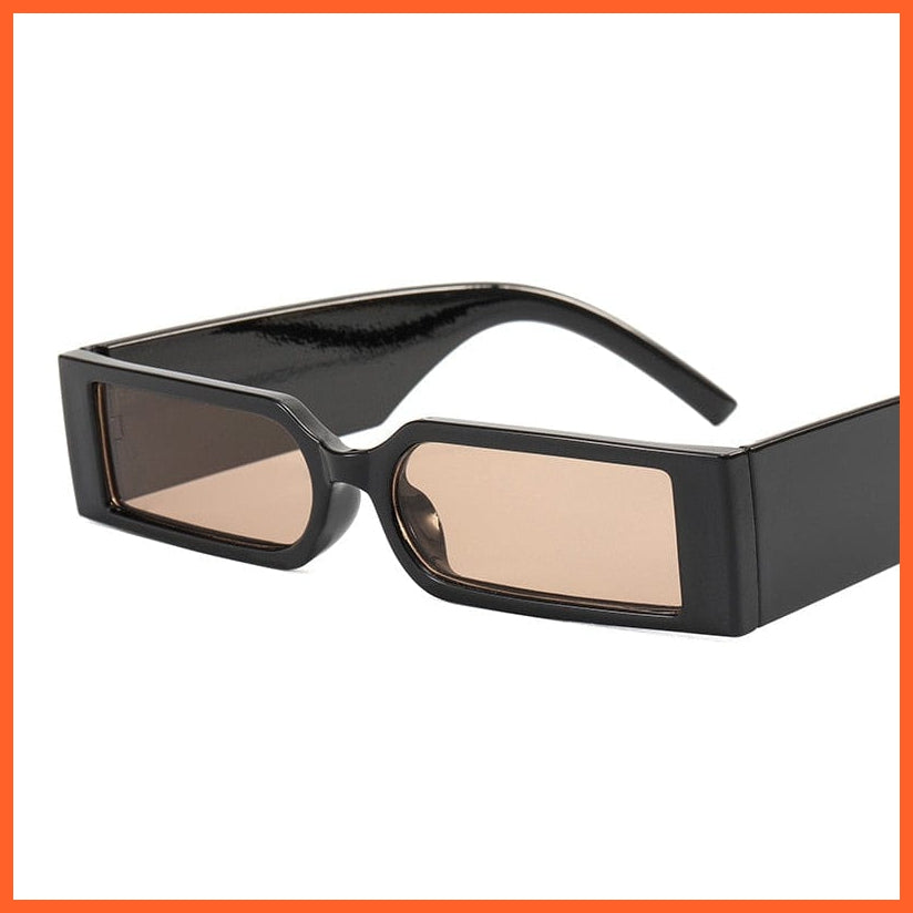 whatagift.com.au Sunglasses Black Brown / other Rectangle Fashion Sunglasses | Hip Hop Vintage Designer Black Shades
