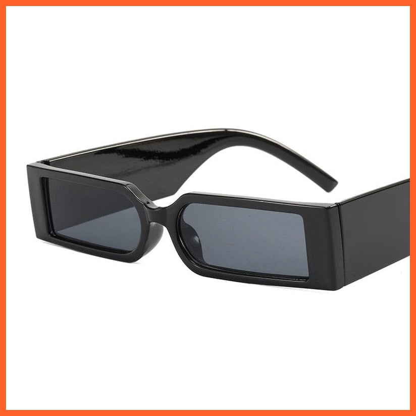 whatagift.com.au Sunglasses Black Gray / other Rectangle Fashion Sunglasses | Hip Hop Vintage Designer Black Shades