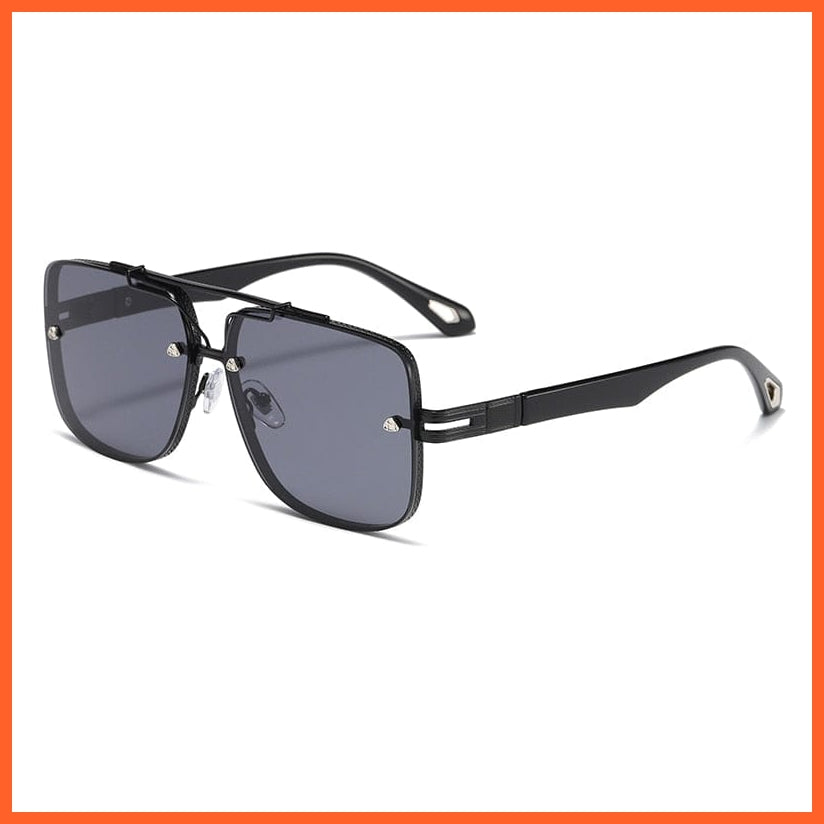 whatagift.com.au Sunglasses C1 Black / Other Vintage Fashion Trend Square Sun Glasses |  UV400 Designer Driving Shades