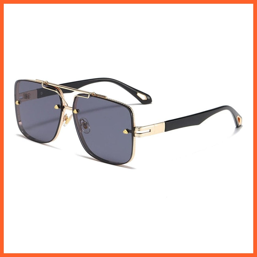 whatagift.com.au Sunglasses C2 Gold / Other Vintage Fashion Trend Square Sun Glasses |  UV400 Designer Driving Shades