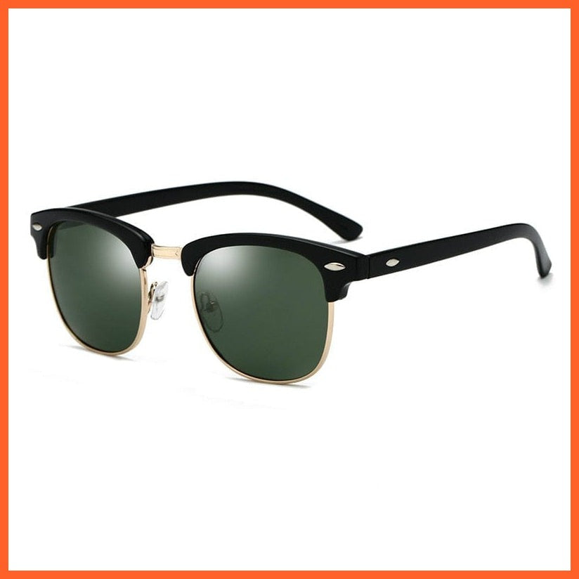 whatagift.com.au Sunglasses C2 / Other Men Women UV400 Polarized Sunglasses | Semi Rimless Design Classic Sunglasses