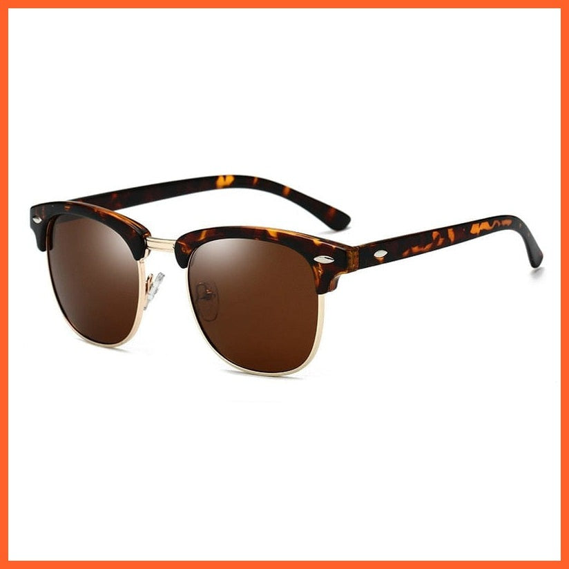 whatagift.com.au Sunglasses C3 / Other Men Women UV400 Polarized Sunglasses | Semi Rimless Design Classic Sunglasses
