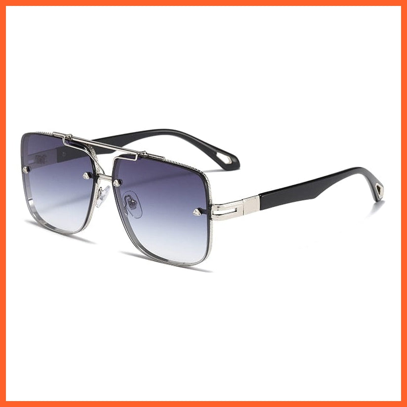 whatagift.com.au Sunglasses C3 Silver / Other Vintage Fashion Trend Square Sun Glasses |  UV400 Designer Driving Shades