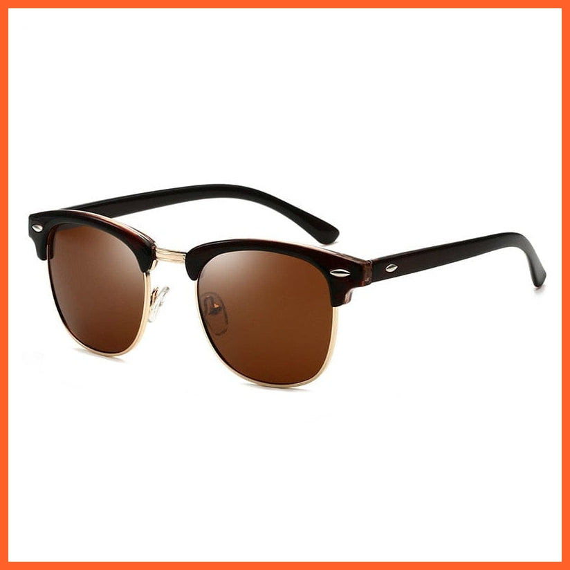 whatagift.com.au Sunglasses C9 / Other Men Women UV400 Polarized Sunglasses | Semi Rimless Design Classic Sunglasses