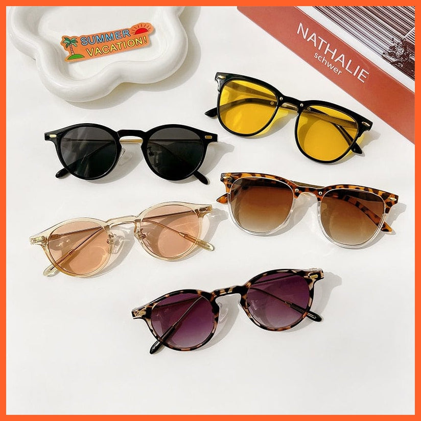 whatagift.com.au Sunglasses Cute Classic UV400 Sunglasses | Outdoor Sun Protection Vintage Metal Sunglasses