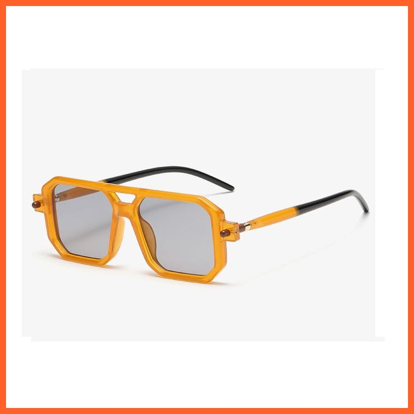 whatagift.com.au Sunglasses D5 Women Men Fashion Square Sunglasses | Vintage Brand Designer Punk Sun Glasses
