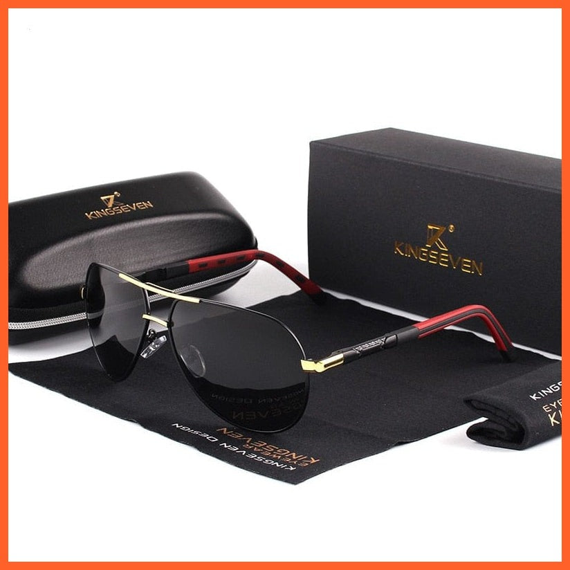 whatagift.com.au Sunglasses Gold Black / China / Original Vintage Aluminum Polarized Sunglasses | Men Women Classic Lens Driving Eyewear