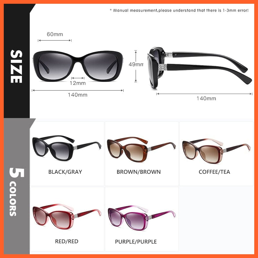 whatagift.com.au Sunglasses Luxury Brand Diamond Gradient Sunglasses | Polarized Driving Anti-glare Sunglasses