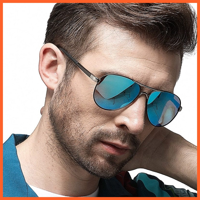 whatagift.com.au Sunglasses Men Polarized Aviation Sunglasses | Mirror HD Driving Shades