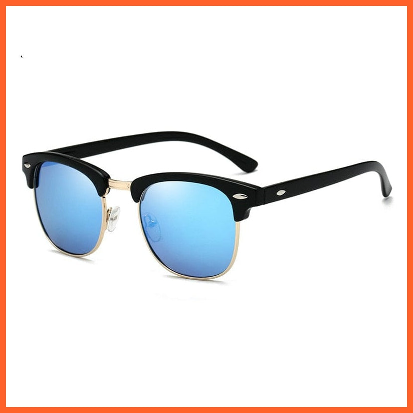 whatagift.com.au Sunglasses Men Women UV400 Polarized Sunglasses | Semi Rimless Design Classic Sunglasses