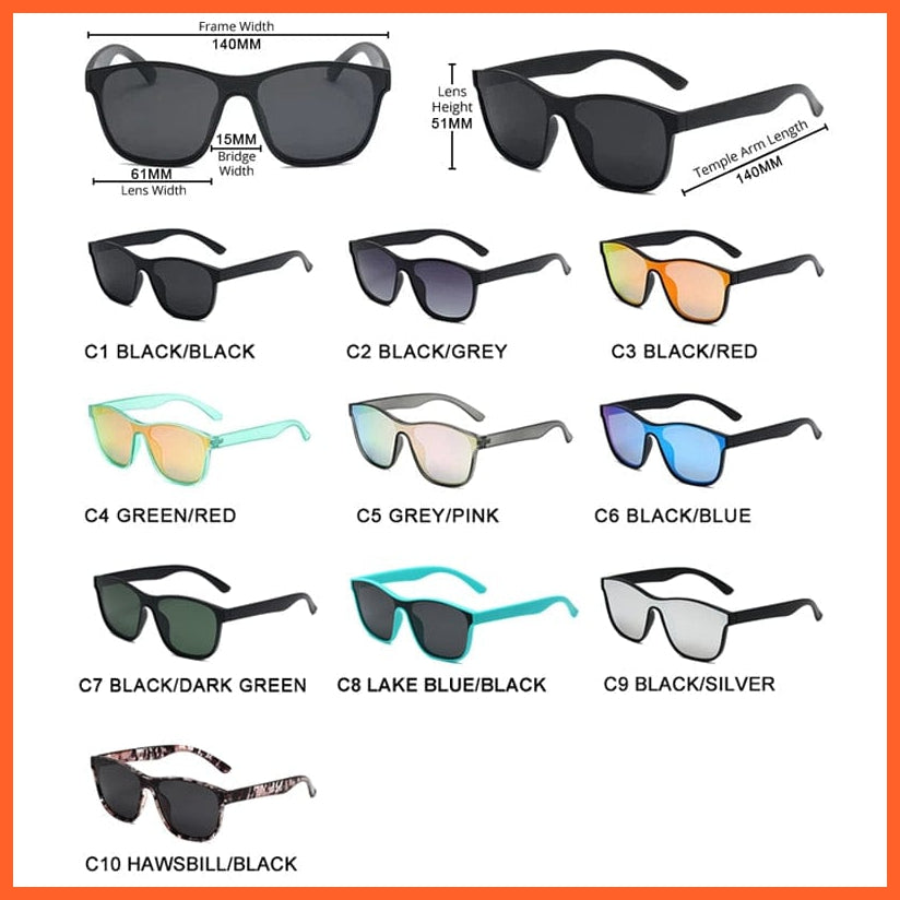whatagift.com.au Sunglasses New Square Polarized Sunglasses | Men Women Fashion Square Lens Eyewear UV400