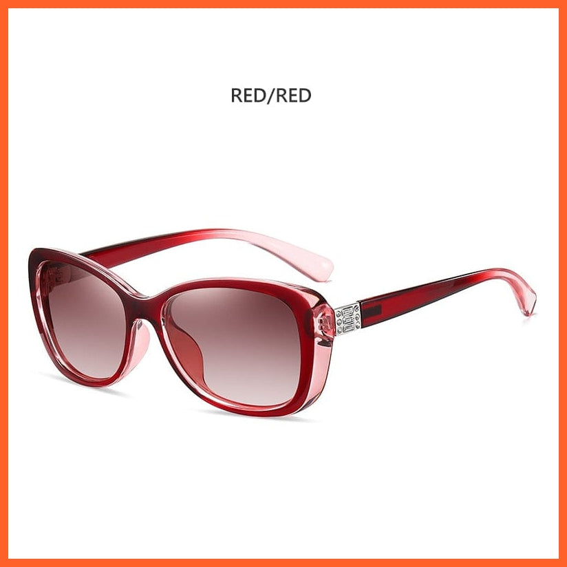 whatagift.com.au Sunglasses Red-red / Original Luxury Brand Diamond Gradient Sunglasses | Polarized Driving Anti-glare Sunglasses