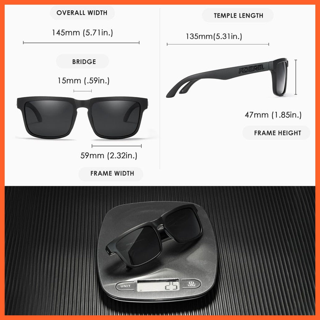 whatagift.com.au Sunglasses Square Polarized Sunglasses | Outdoors Lifestyle Coating Sun Glasses