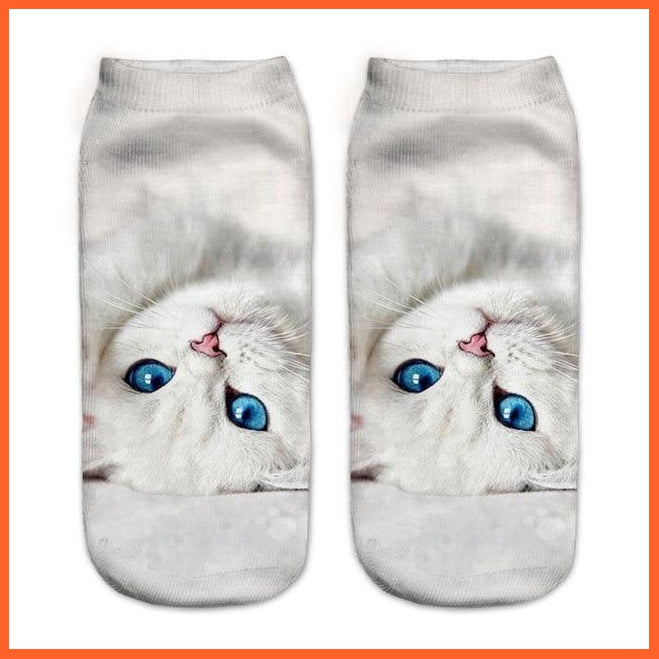 Super White Cat Socks - 3D Prints | whatagift.com.au.