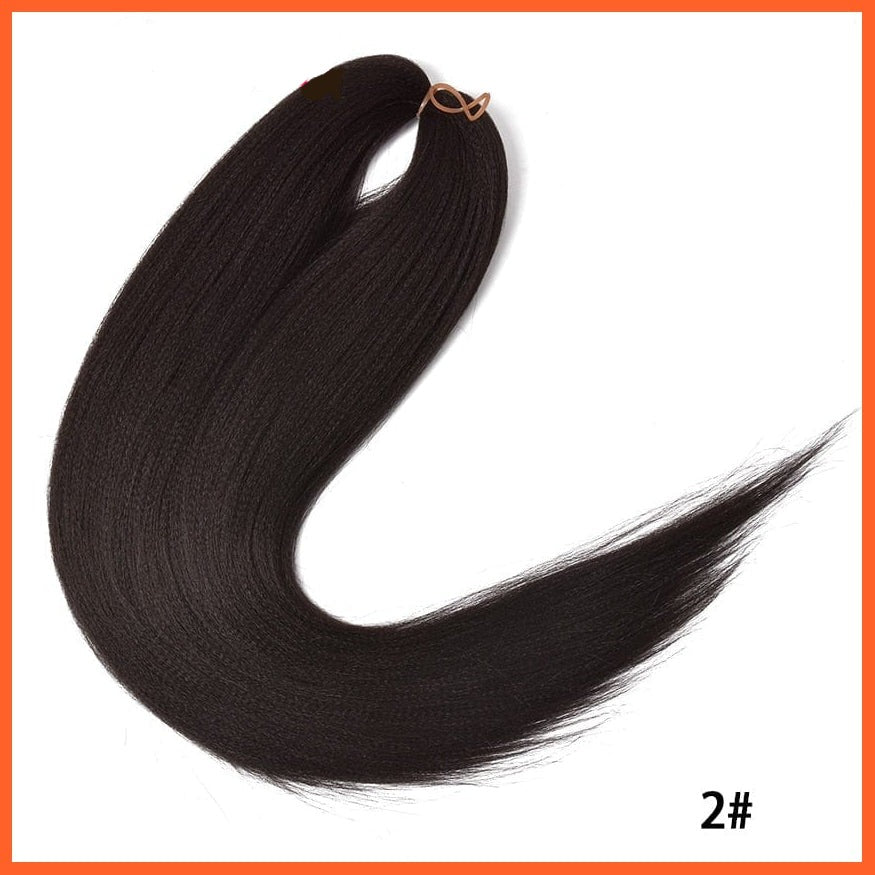 whatagift.com.au Synthetic 22 Inch 60G Kanekalon Hair Jumbo Braid | Yaki Straight Hair Extension Pink Blonde Twist