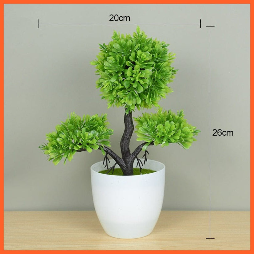 whatagift.com.au T1 Artificial Bonsai Small Tree Pot Plants | Fake Flowers For Home Decoration