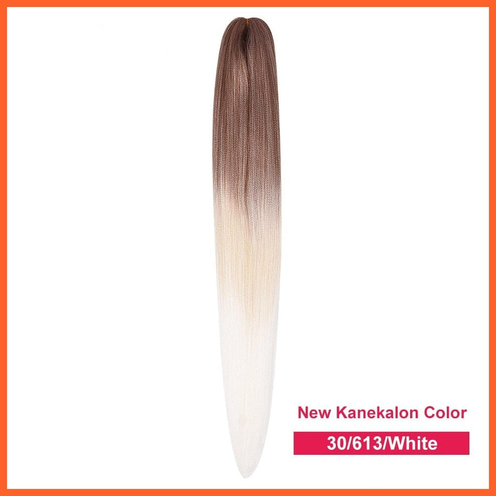 whatagift.com.au T1B/Grey / 22inches / 1Pcs/Lot Synthetic 22 Inch 60G Kanekalon Hair Jumbo Braid | Yaki Straight Hair Extension Pink Blonde Twist