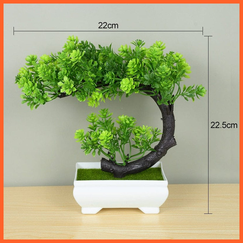 whatagift.com.au T6 Artificial Bonsai Small Tree Pot Plants | Fake Flowers For Home Decoration