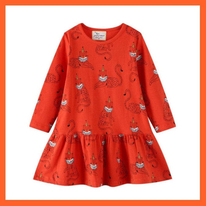 whatagift.com.au T7290 / 24M Cotton Clothes Animals Embroidery Bunny Dress For Girls