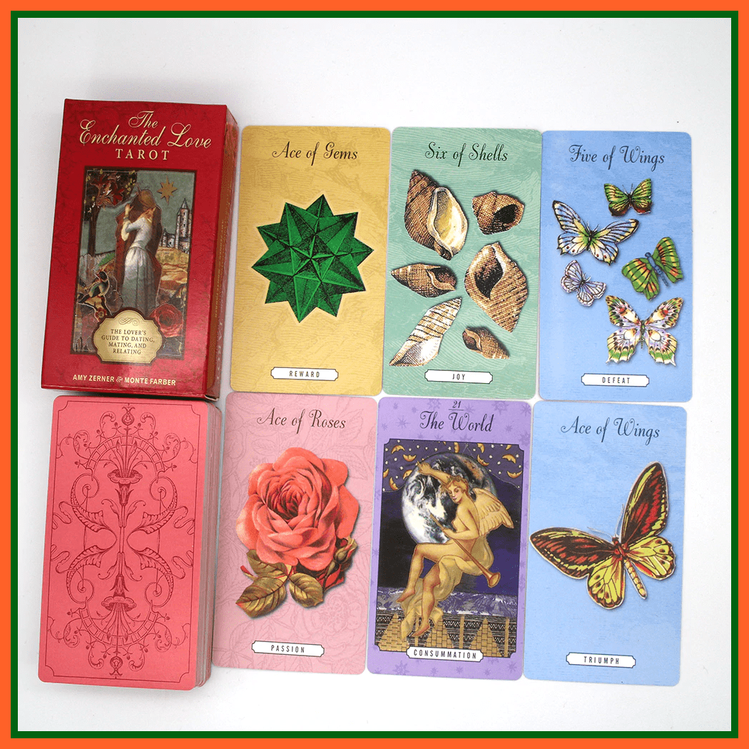 Tarot Cards Enchanted Love 78 Premium Cards With Guide | whatagift.com.au.