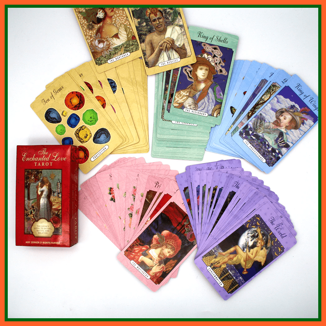 Tarot Cards Enchanted Love 78 Premium Cards With Guide | whatagift.com.au.
