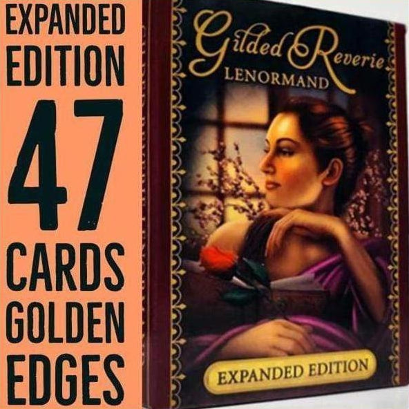 Tarot Deck Gilded Reverie Lenormand 47 Tarot Cards With Guide Book | whatagift.com.au.