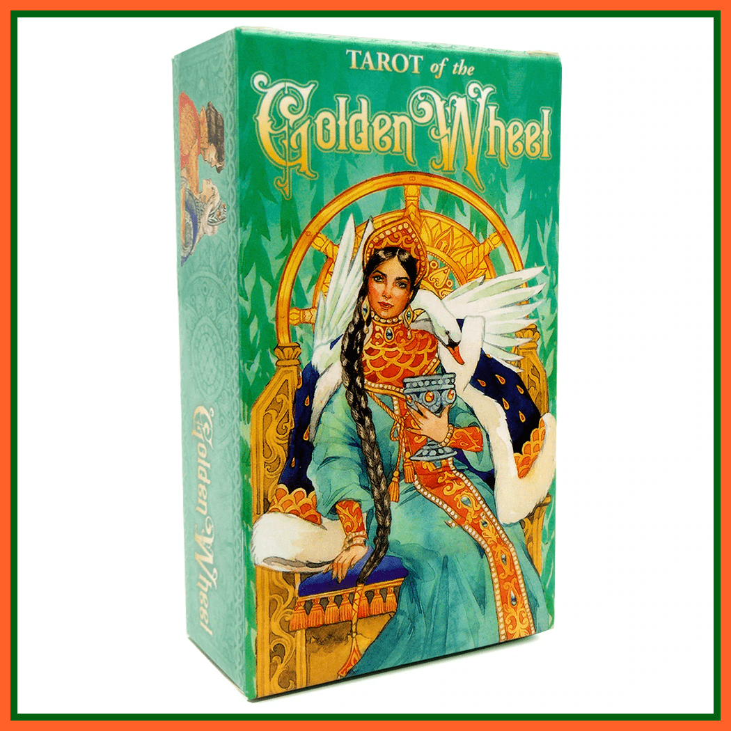 Tarot Cards Of The Golden Wheel 78 Premium Cards With E-Guide | whatagift.com.au.