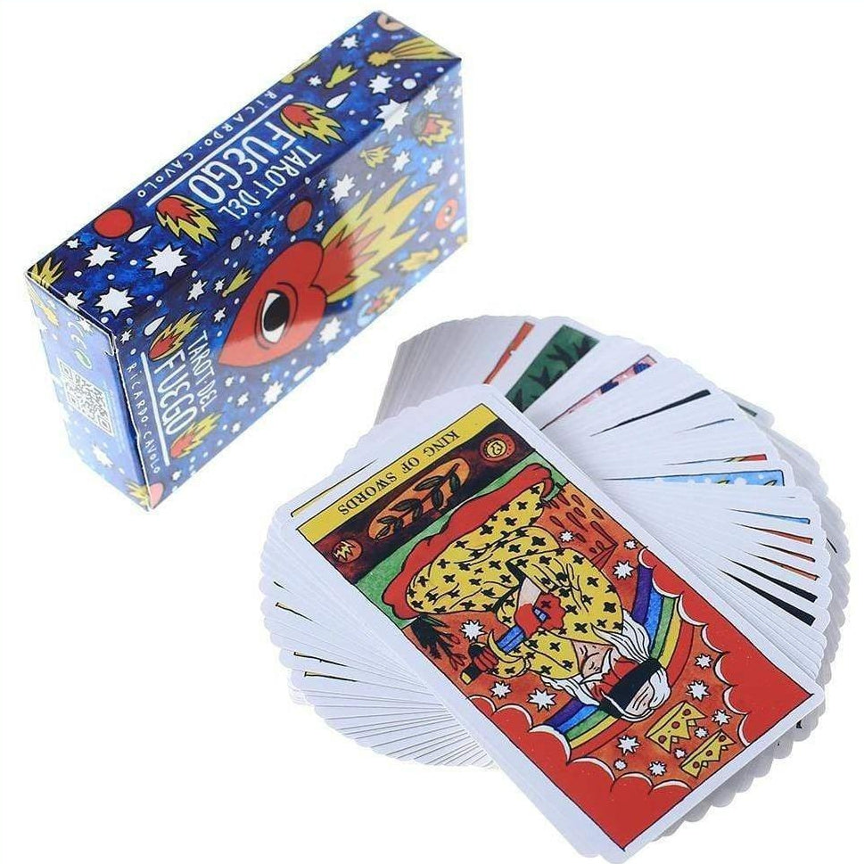 Tarot Deck Del Fuego Cards With E-Guide Instructions Book | whatagift.com.au.