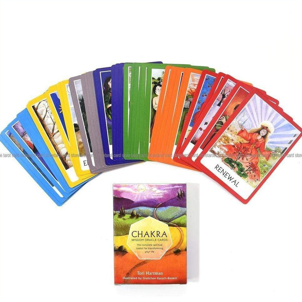 Tarot Deck Chakra Wisdom Oracle Cards 49 Premium Cards With E-Guide | whatagift.com.au.
