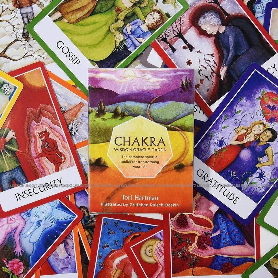 Tarot Deck Chakra Wisdom Oracle Cards 49 Premium Cards With E-Guide | whatagift.com.au.
