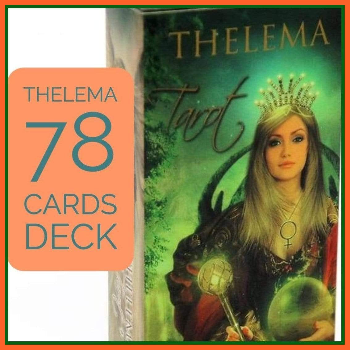 Tarot Cards Thelema 78Pc Premium Cards With E-Guide | whatagift.com.au.