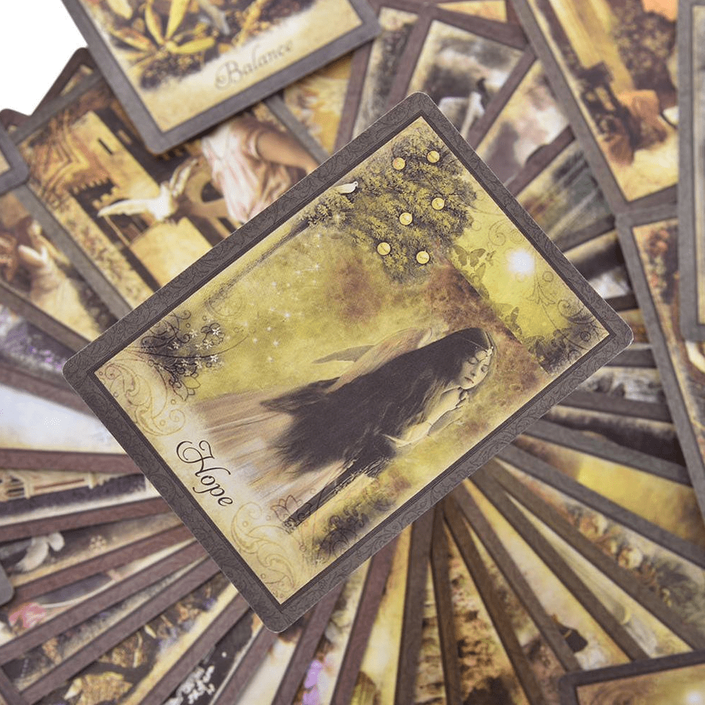 Tarot Cards Vintage Wisdom Oracle Premium 52 Cards With E-Guide | whatagift.com.au.