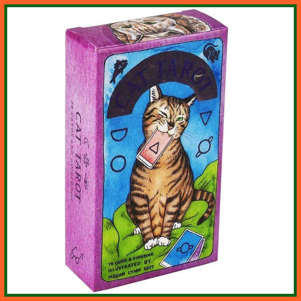 Tarot Deck Cat Tarot 78 Premium Cards With Guidebook | whatagift.com.au.