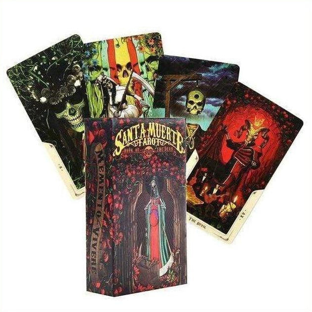 Tarot Deck Santa Muerte Book Of The Dead Tarot Cards Deck With E-Guide | whatagift.com.au.