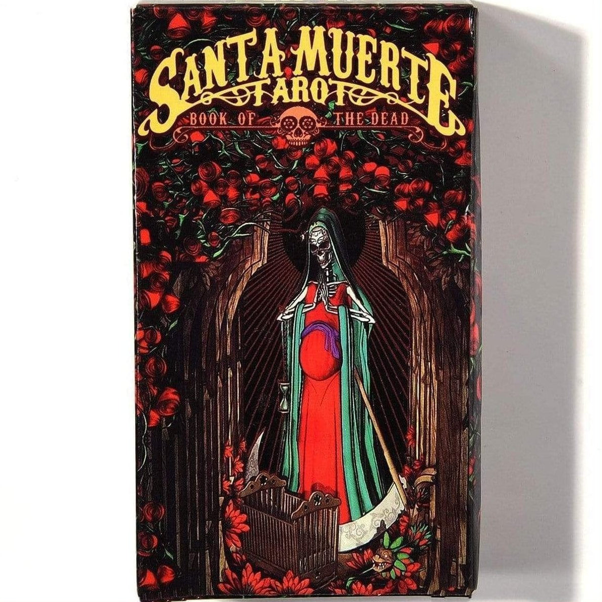 Tarot Deck Santa Muerte Book Of The Dead Tarot Cards Deck With E-Guide | whatagift.com.au.