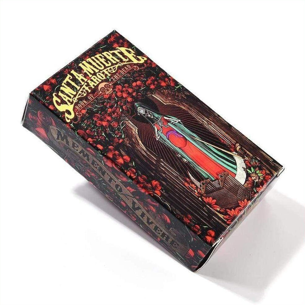 Tarot Deck Santa Muerte Book Of The Dead Tarot Cards Deck With E-Guide | whatagift.com.au.