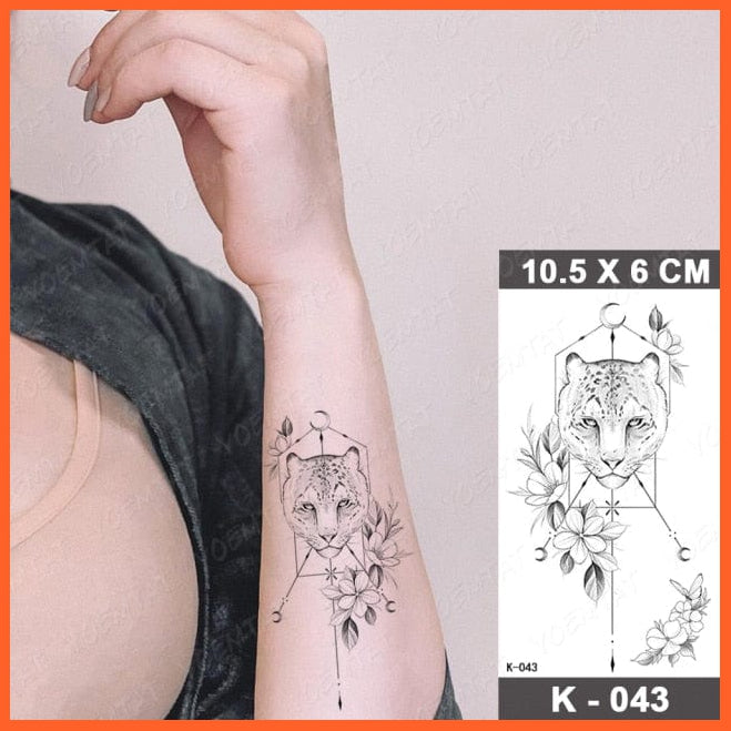 Waterproof Temporary Tattoo Sticker | Watercolor Romantic Lavender Flowers Flash Tattoo | Arm Wrist Fake Tattoo For Body Art Men Women | whatagift.com.au.
