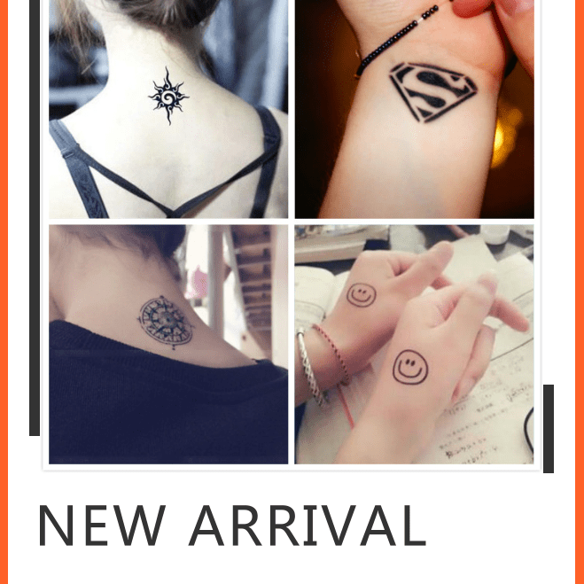 50Pcs Waterproof Women Lasting Body Art Stickers | Personality Temporary Tattoo Stickers For Men Women | whatagift.com.au.