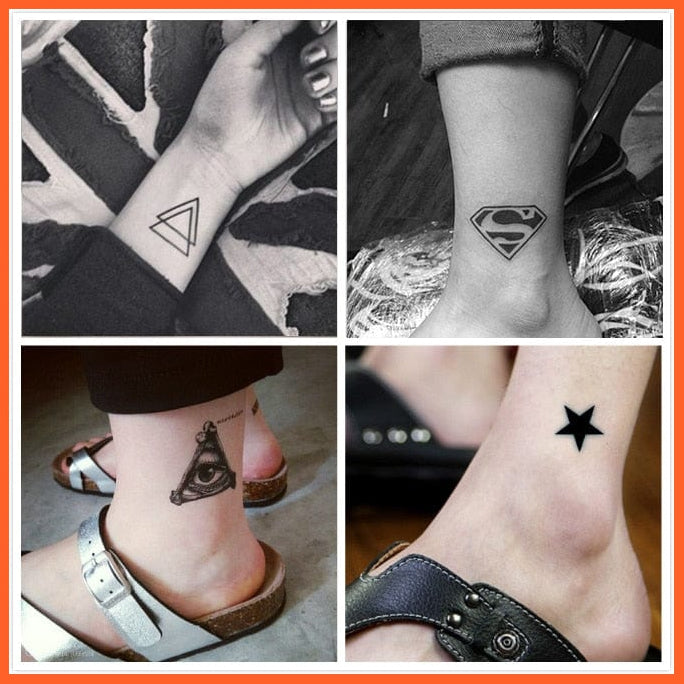 50Pcs Waterproof Women Lasting Body Art Stickers | Personality Temporary Tattoo Stickers For Men Women | whatagift.com.au.