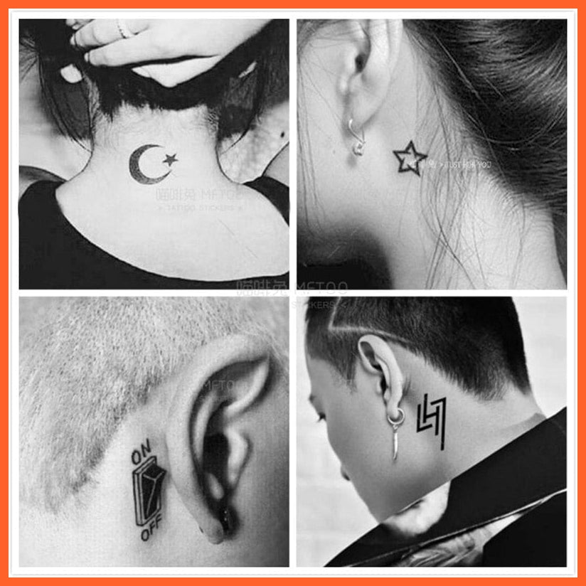 50Pcs Waterproof Women Lasting Body Art Stickers | Personality Temporary Tattoo Stickers For Men Women | whatagift.com.au.