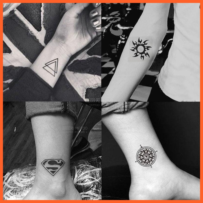 50Pcs Waterproof Women Lasting Body Art Stickers | Personality Temporary Tattoo Stickers For Men Women | whatagift.com.au.