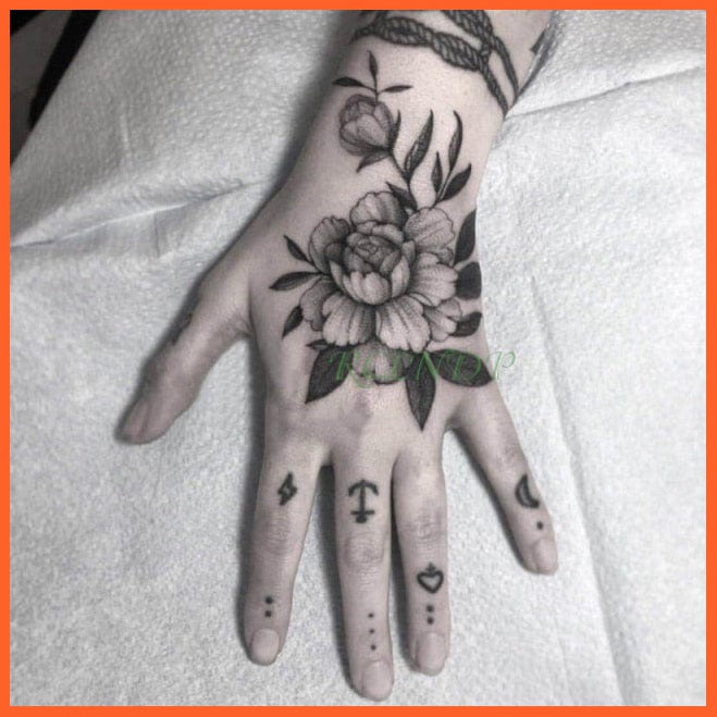 Waterproof Temporary Tattoo Stickers | Eagle Crow Gothic Eye Flash Tattoo Hand Back Arm  Body Art For Women Men | whatagift.com.au.