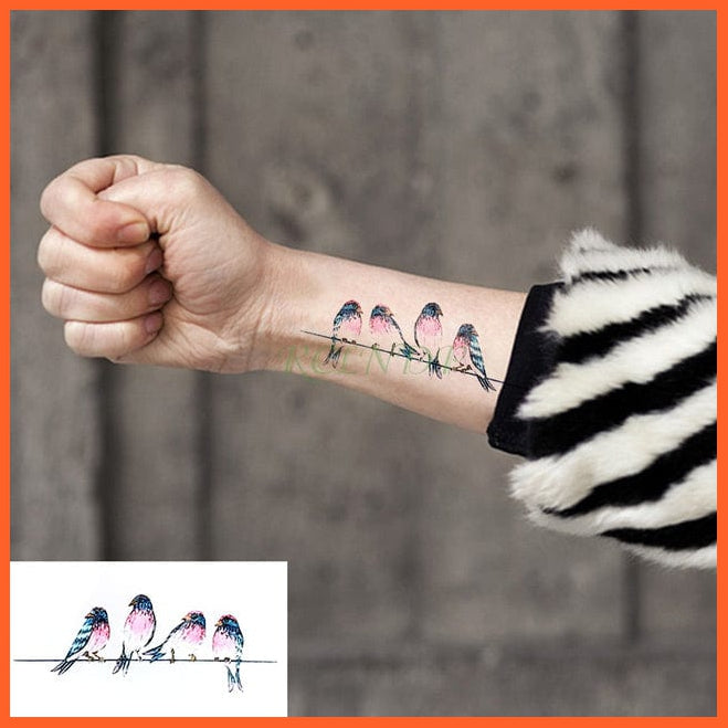 whatagift.com.au Tattoo Auburn Temporary Waterproof Tattoo Sticker For Fingers